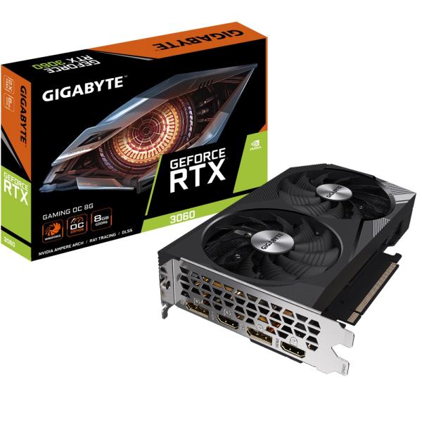 GIGABYTE RTX 3060/ Gaming/ OC/ 8GB/ GDDR6 