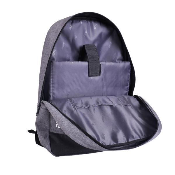 Acer urban backpack, grey & green, 15.6 