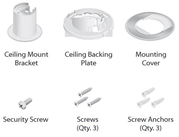 UBNT UVC-G3-FLEX stropný držiak,  3 balenia 