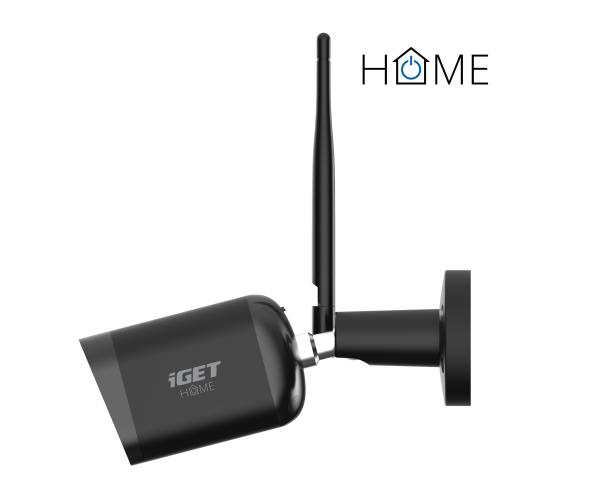 iGET HOME Camera CS6 Black - WiFi IP FullHD 1080p kamera, noční vidění, dvoucestné audio, IP65 