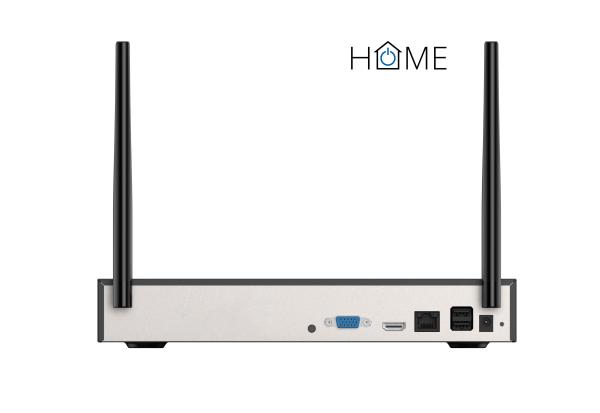 iGET HOME NVR N4C4 - CCTV bezdrátový Wi-Fi set FullHD 1080p, 4CH NVR + 4x kamera 1080p se zvukem 