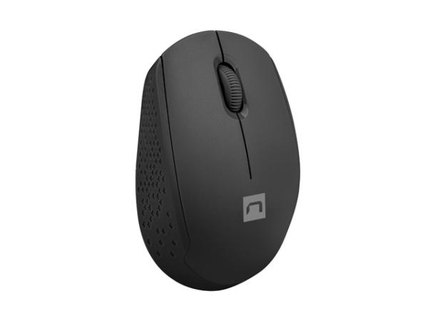 Myš Natec STORK/ Kancelárska/ Optická/ 1 600 DPI/ Bezdrôtová USB/ Čierna 