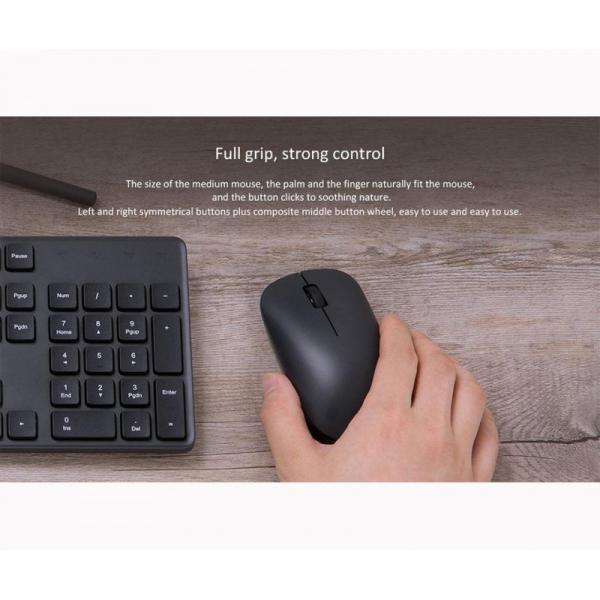 Xiaomi Wirelles Mouse Lite/ Kancelárska/ Optická/ 1 000 DPI/ Bezdrôtová USB/ Čierna 