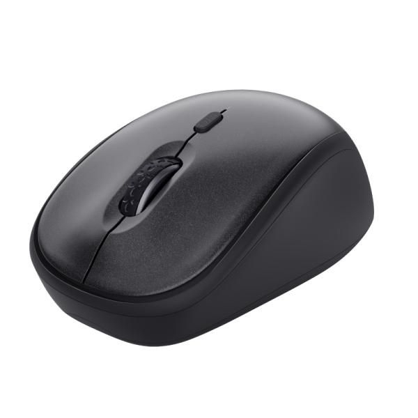 TRUST TM-201/ Kancelárska/ Optická/ 1 600 DPI/ Bezdrôtová USB/ Čierna 