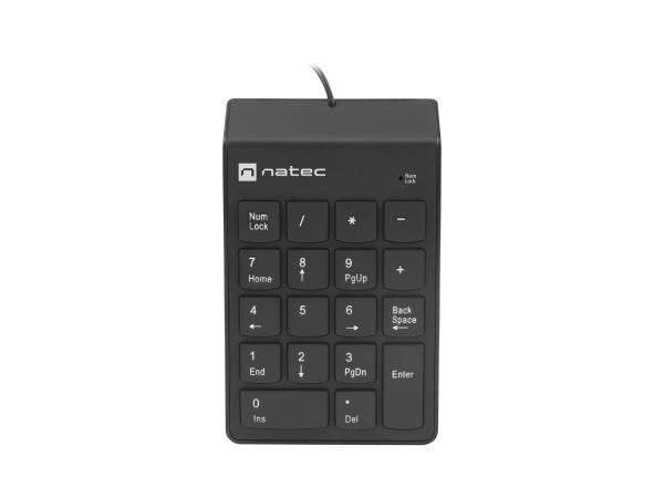 Numerická klávesnica Natec GOBY 2, USB, čierna