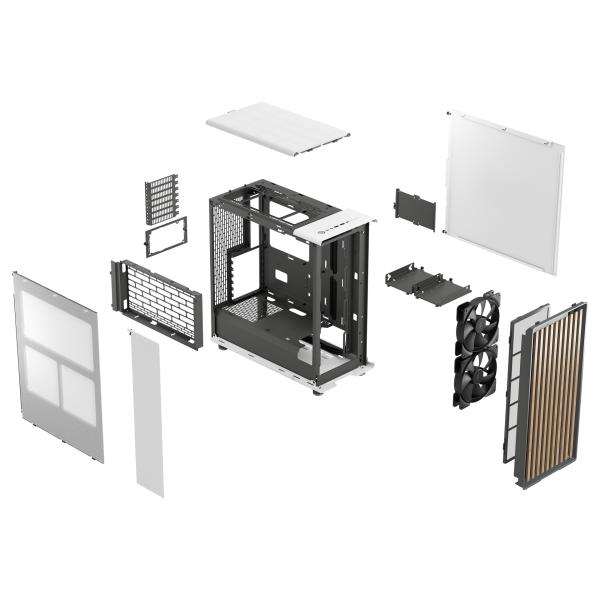 Fractal Design North Chalk White/ Midi Tower/ Biela 