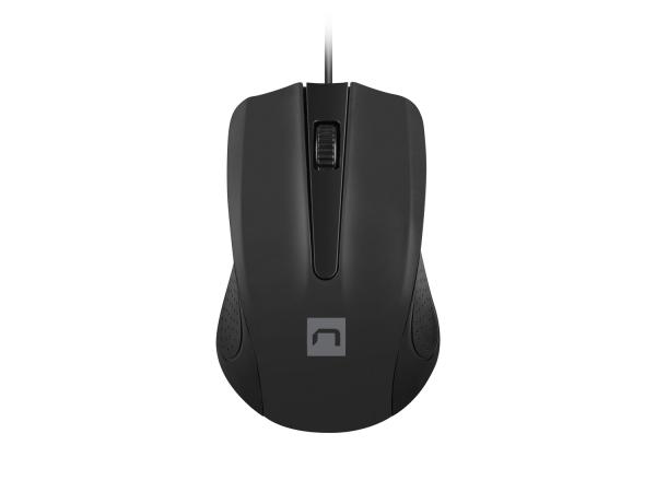 Natec optická myš SNIPE 1200 DPI Kancelárska Optická 1 200 DPI Drôtová USB Čierna 