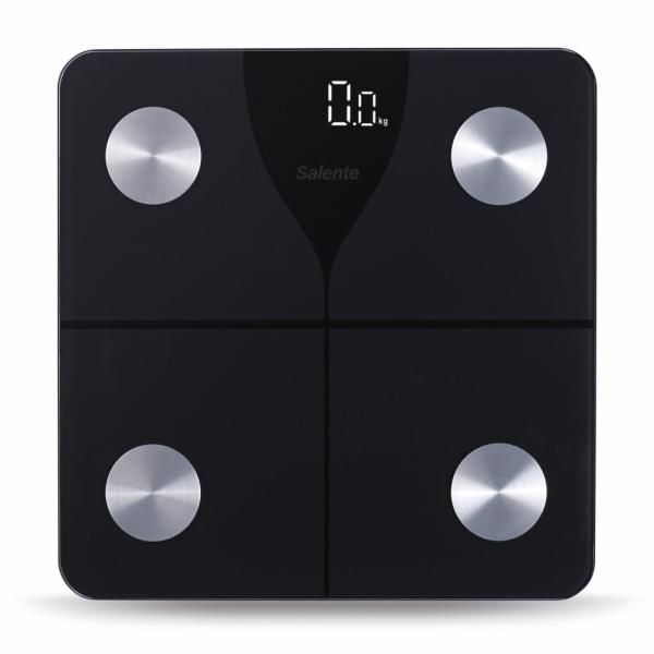 Salente SlimFit, osobná diagnostická fitness váha, Bluetooth, čierna 