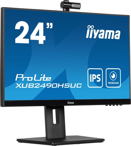iiyama ProLite/ XUB2490HSUC-B5/ 23, 8"/ IPS/ FHD/ 60Hz/ 4ms/ Black/ 3R 