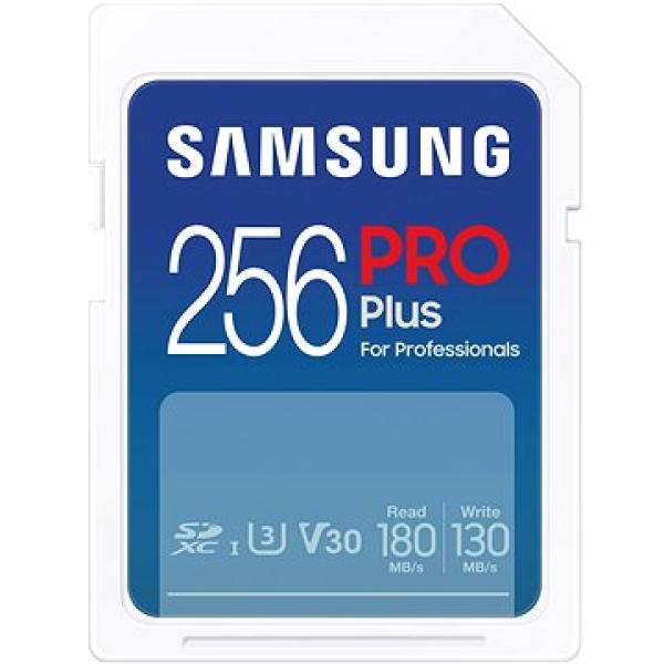 Samsung/ SDXC/ 256GB/ 180MBps/ Class 10/ Modrá