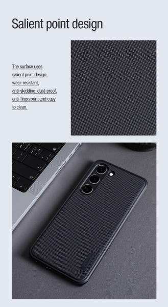 Nillkin Frosted PRO Magnetic Zadný Kryt pre Samsung Galaxy S23 Black 
