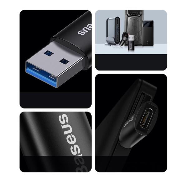 Baseus ZJJQ000103 Ingenuity Mini OTG Adaptér z USB-C na USB-A Blue 