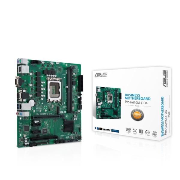 ASUS Pro H610M-C D4-CSM/ LGA 1700/ mATX 