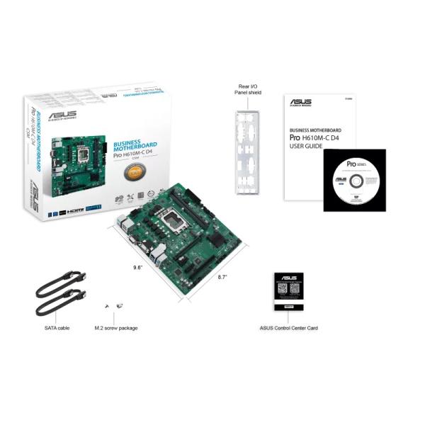 ASUS Pro H610M-C D4-CSM/ LGA 1700/ mATX 