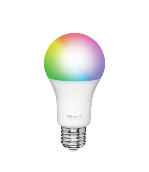Trust Smart WiFi LED RGB&white ambience Bulb E27 - barevná 