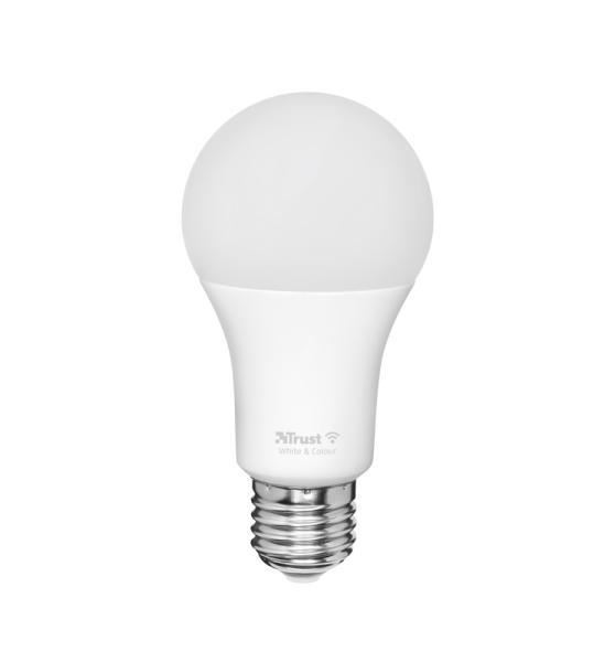 Trust Smart WiFi LED RGB&white ambience Bulb E27 - farebná