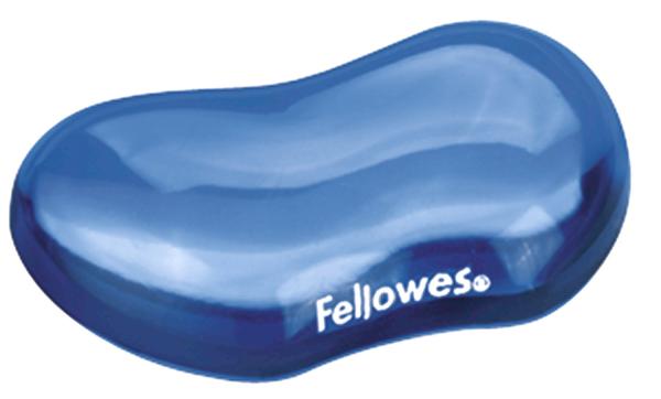 Fellowes Podložka pod zápästie CRYSTAL gélová modrá