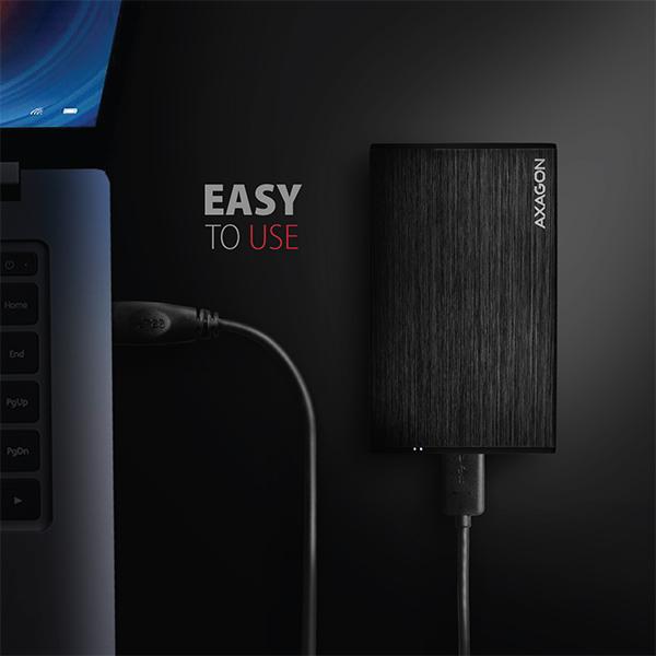AXAGON EE25-XA6, USB 3.2 Gen 1 - SATA 6G, 2.5" externý ALINE box 