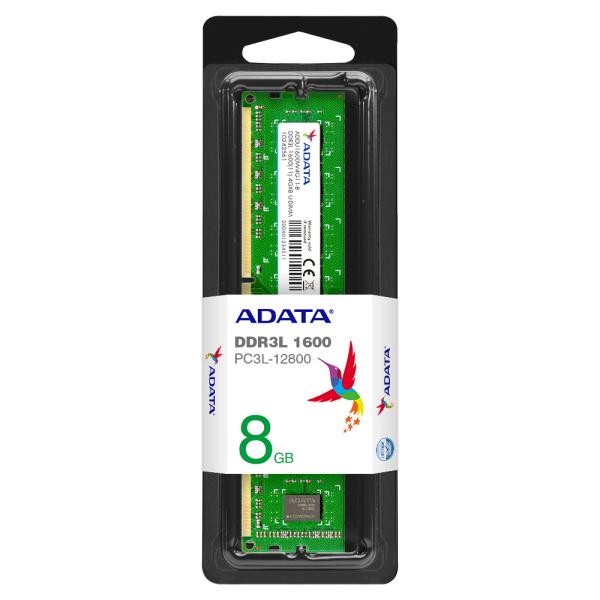 Adata/ DDR3L/ 8GB/ 1600MHz/ CL11/ 1x8GB 