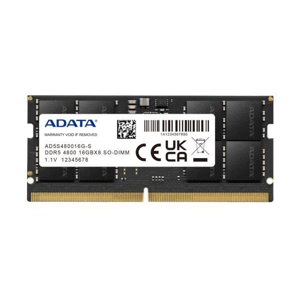 Adata/ SO-DIMM DDR5/ 16GB/ 4800MHz/ CL40/ 1x16GB
