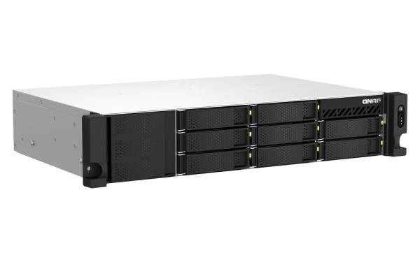 QNAP TS-864eU-RP-8G (4core 2, 9GHz, 8GB RAM, 8xSATA, 2x2, 5GbE, 1xPCIe, 1xHDMI, 2xzdroj, malá hloubka) 