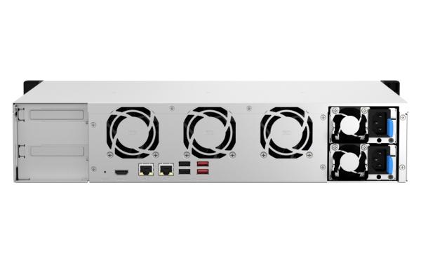 QNAP TS-864eU-RP-8G (4core 2, 9GHz, 8GB RAM, 8xSATA, 2x2, 5GbE, 1xPCIe, 1xHDMI, 2xzdroj, malá hloubka) 