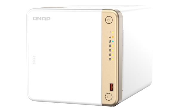 QNAP TS-462-4G (2core 2, 9GHz, 4GB RAM, 4x SATA, 2x M.2 NVMe, 1x PCIe, 1x HDMI 4K, 1x 2, 5GbE, 4x USB) 