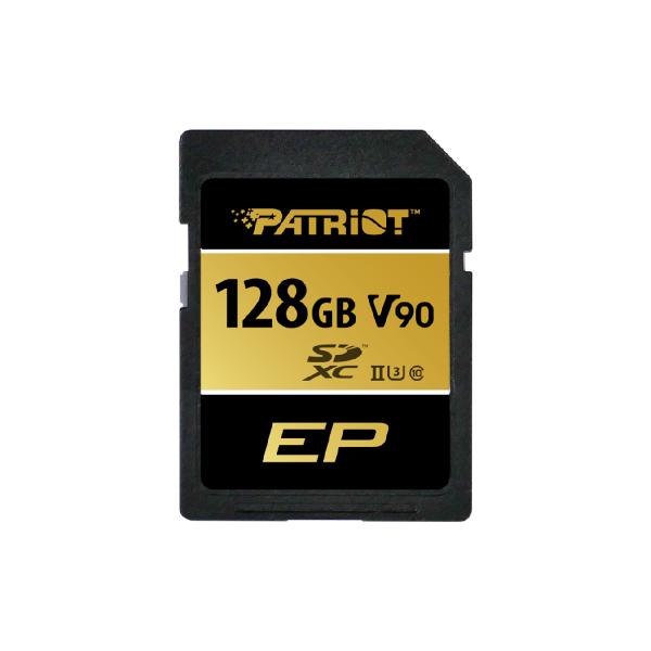 Patriot V90/ SDXC/ 128GB/ UHS-II U3/ Class 10/ + Adaptér
