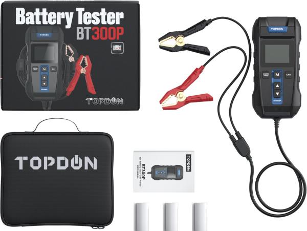 TOPDON Tester autobaterií BT300P 