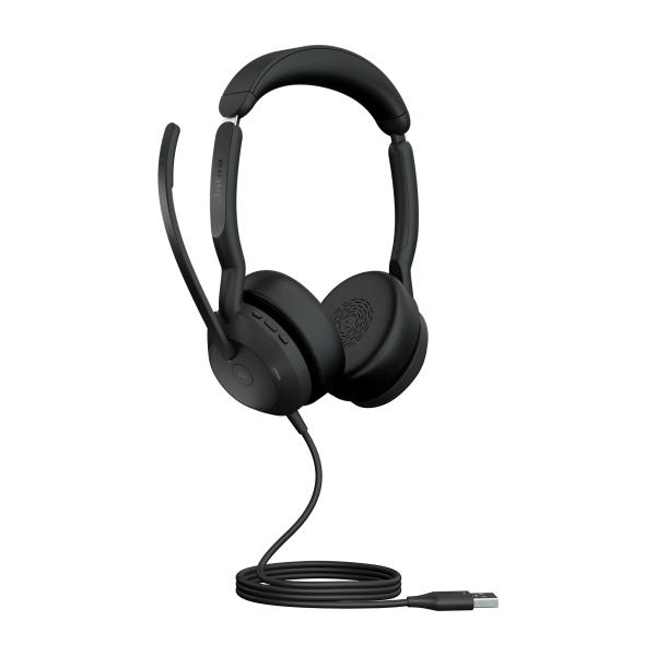 Jabra Evolve2 50/ Stereo/ ANC/ USB/ Drát/ BT/ Bezdrát/ MS/ Černá 