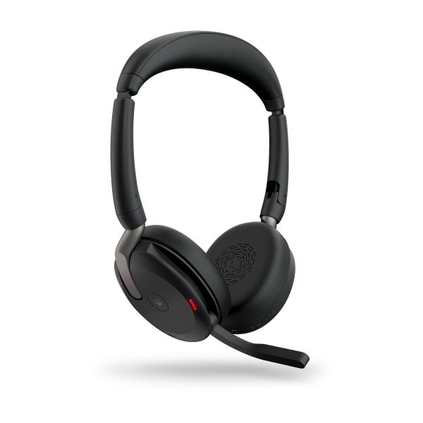 Jabra Evolve2 65 Flex/ Stereo/ ANC/ USB-C/ BT-USB/ Bezdrať/ MS/ Čierna