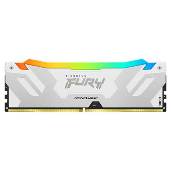 Kingston FURY Renegade/ DDR5/ 64GB/ 6000MHz/ CL32/ 2x32GB/ RGB/ White 