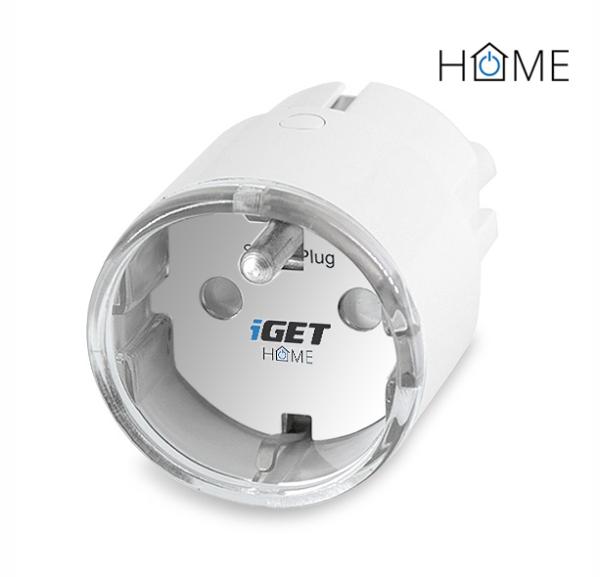 iGET HOME Power 1 - WiFi múdra zásuvka 230V, samostatná, meranie spotreby, 3680W, 16 A 