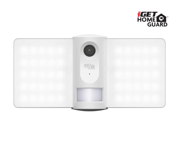 iGET HGFLC890 - WiFi venkovní IP FullHD 1080p kamera s LED světlem a zvukem, IP66, 230V, siréna 