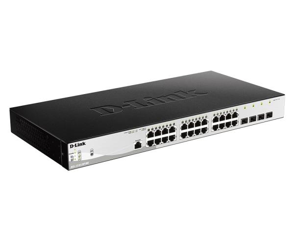 D-Link DGS-1210-28P/ ME/ E 24x 1G PoE + 4x 1G SFP Metro Ethernet Managed Switch - AKCIA zľava 60%! 