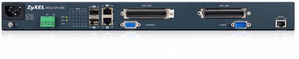 ZYXEL VES1724-55C VDSL2 DSLAM, 17a board-l 