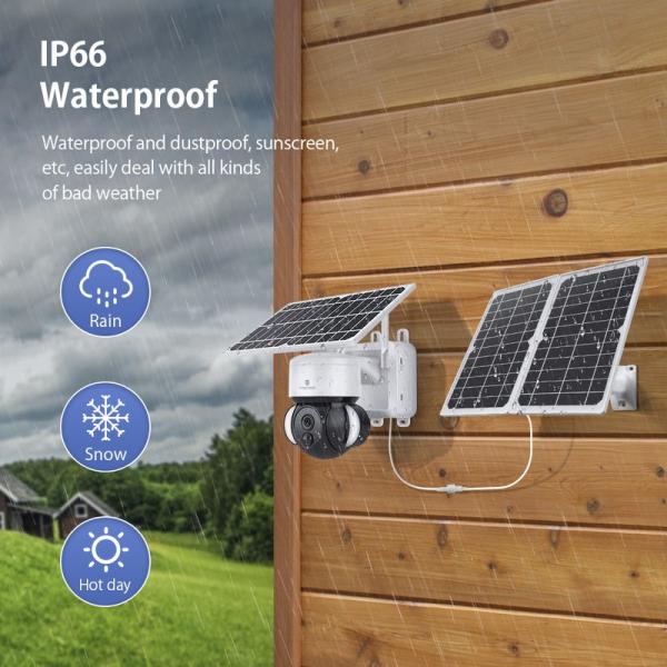 Viking solárna outdoorová HD kamera HDs02 4G, bílá 
