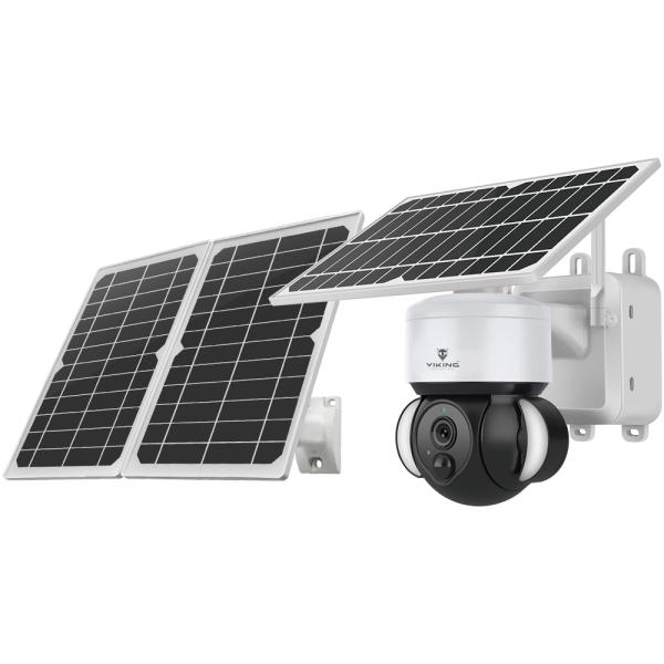 Viking solárna outdoorová HD kamera HDs02 4G, bílá