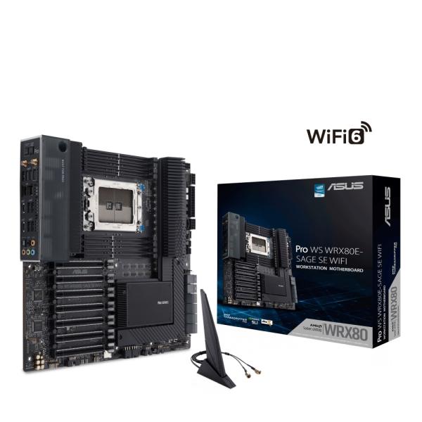 ASUS MB Sc sWRX8 PRO WS WRX80E-SAGE SE WIFI,  AMD WRX80,  8xDDR4,  WI-FI,  E-ATX 