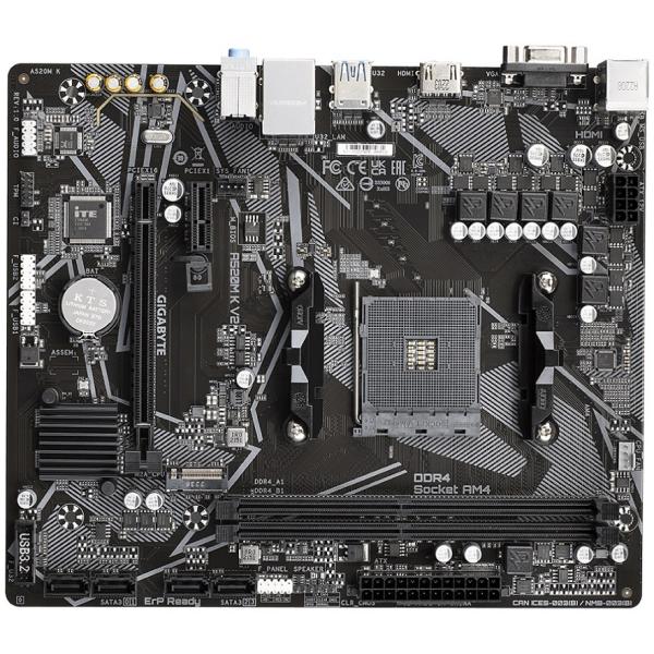 GIGABYTE A520M K V2/ AM4/ mATX