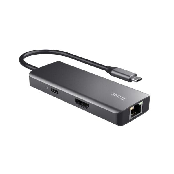 TRUST 6-in-1 USB-C Multi-Port Adapter 