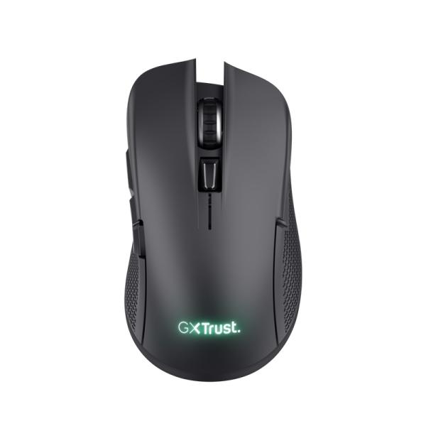 TRUST myš GXT 923 YBAR Gaming Wireless Mouse,  optická,  USB,  černá