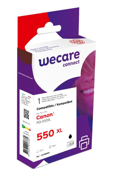 WECARE ARMOR ink kompatibilní s CANON PGi-550XLBK, černá/ black pigm.