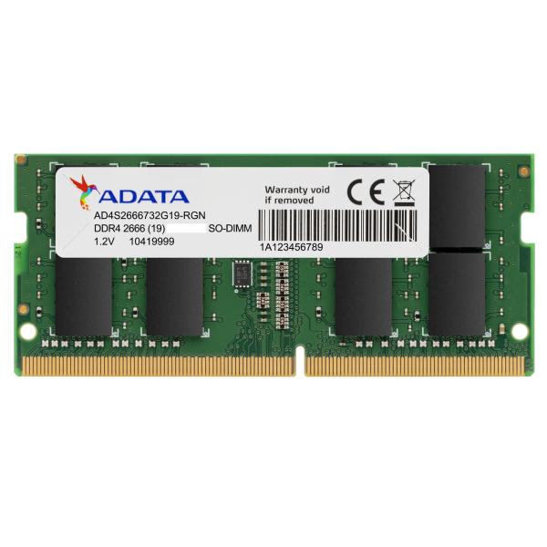 Adata/ SO-DIMM DDR4/ 4GB/ 2666MHz/ CL19/ 1x4GB