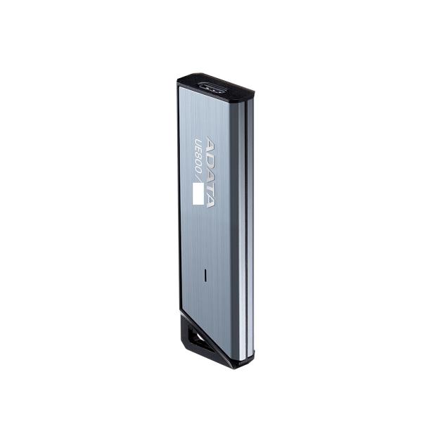 ADATA UE800/ 256GB/ 1000MBps/ USB 3.2/ USB-C/ Stříbrná 
