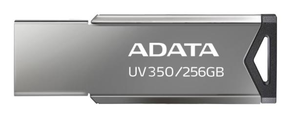 ADATA UV350/ 256GB/ USB 3.2/ USB-A/ Strieborná