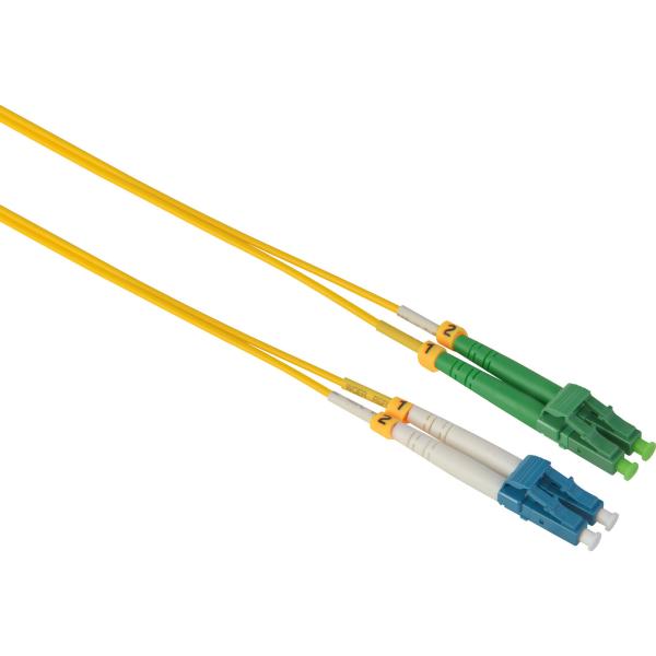 Optický patch LC/ APC-LC/ UPC 9/ 125um SM, 2m duplex
