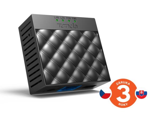 Tenda HG1 - terminál XPON ONT, 1x XPON (port SC/ APC), Class B+, 1x GLAN, IPv6, OMCI, FTTH