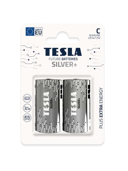 TESLA - batéria C SILVER+, 2ks, LR14