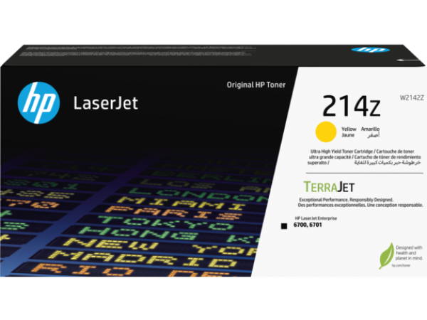 HP 214Z Ylw Original LaserJet Toner Crtg (26,000 pages)